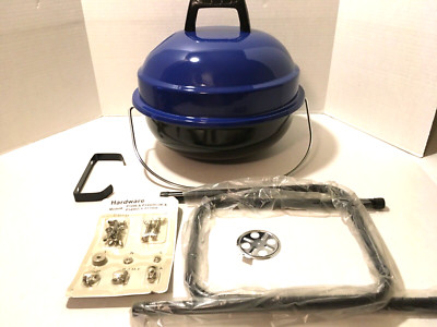 Kettle Charcoal Grill Outdoor Patio BBQ Bakelite handle camping tabletop  NIB