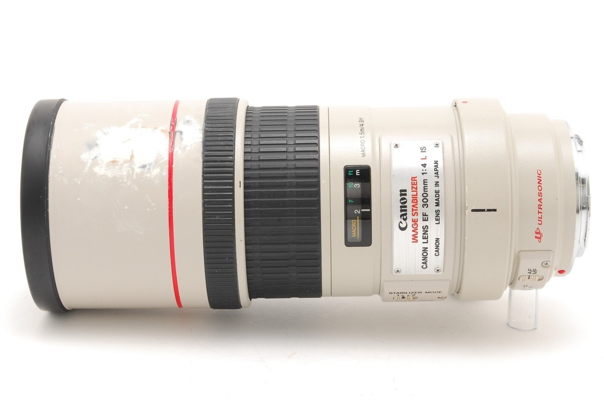 Excellent +++++] Canon EF 300mm f/4L IS USM Telephoto Fixed Lens