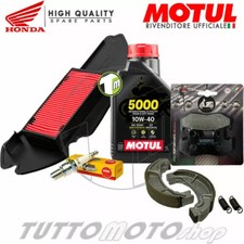 KIT TAGLIANDO HONDA SH 150 2007 2008 OLIO FILTRO CANDELA PASTIGLIE GANASCE SH150