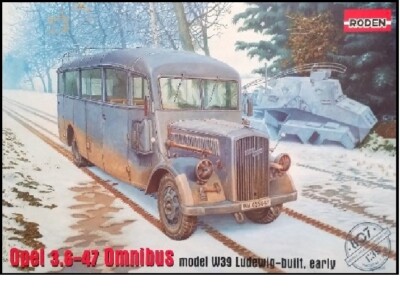 Roden 1/35 Opel Blitz 3.6-47 Model W39 Ludewig Early #0807 #807 *Sealed*  USA 