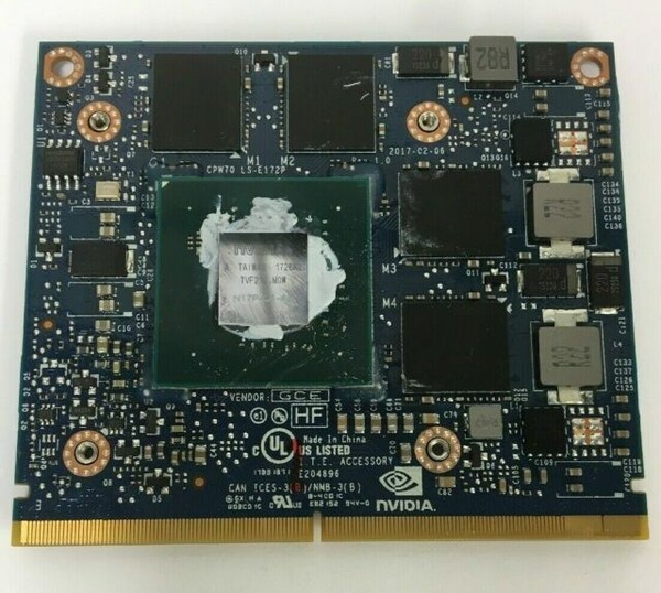 NVIDIA QUADRO M1200 Mobile 4 GB Gddr5 Internal Laptop Video Card N17p
