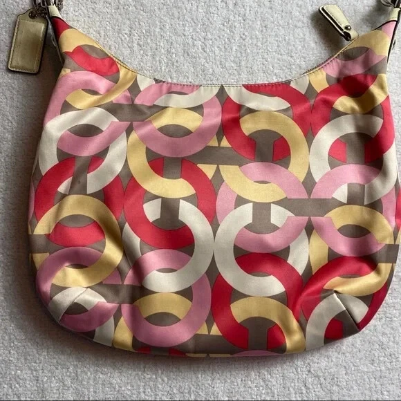 Borsa a mano in tessuto Coach