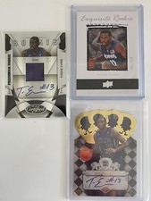 2009-10 EXQUISITE COLLECTION ROOKIE #008/225 TYREKE EVANS RC + ROTY AUTO X2