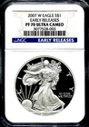 2007-W $1 American Silver Eagle NGC PF 70 UCAM - Early Releases  BS238