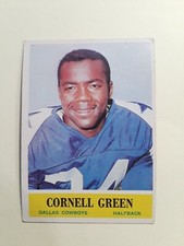 1964 Philadelphia Cornell Green Rookie #47 football card Dallas Cowboys