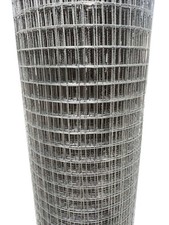 Welded wire mesh 5-30m roll by 1.5m black 25x25 15x15 50x50 6x6 squares animal 