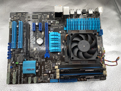 Asus M5A97 LE R2.0 AM3 Gaming Mobo + AMD FX4350 CPU + 8GB DDR3 RAM Combo Tested