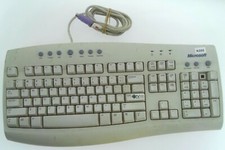 Vintage Microsoft RT9443 Keyboard MISSING ONE KEY  K086 