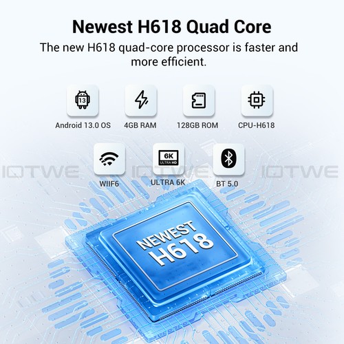 T95 PRO 5G WIFI6 Smart TV BOX Android 13.0 6K UHD Media Player 4GB+128GB NEW US - Picture 3 of 16
