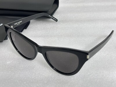 New SAINT LAURENT SL 425 001 Sunglasses Black 54-19-140 Gray  display picture 2