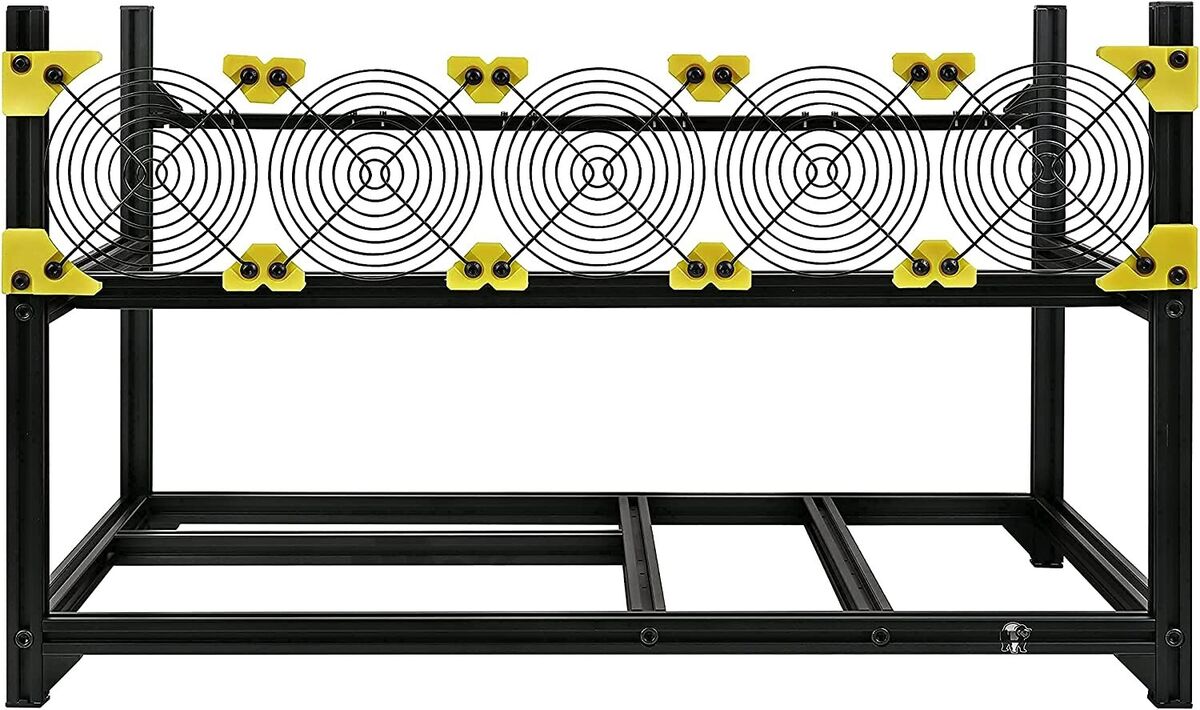 VEDDHAマイニングフレーム6GPU T3 Veddha T3 Edition 6 GPU Open Air Mining Frame Rig Stackable