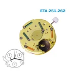 ETA 251.262 Swiss Movement, White Date Disk at 4:30- Chronograph-27 jewels.