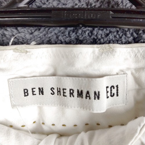 Ben Sherman Mens Chino Pants The Stretch EC1 Beige Khaki W32 L32 - Picture 4 of 12