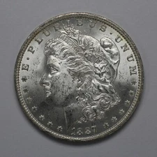 1887 O Morgan Silver Dollar UNC