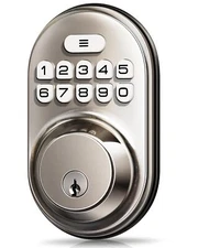 Keyless Entry Door Lock Electronic Keypad Deadbolt Keyed Entry Auto Lock Anti...