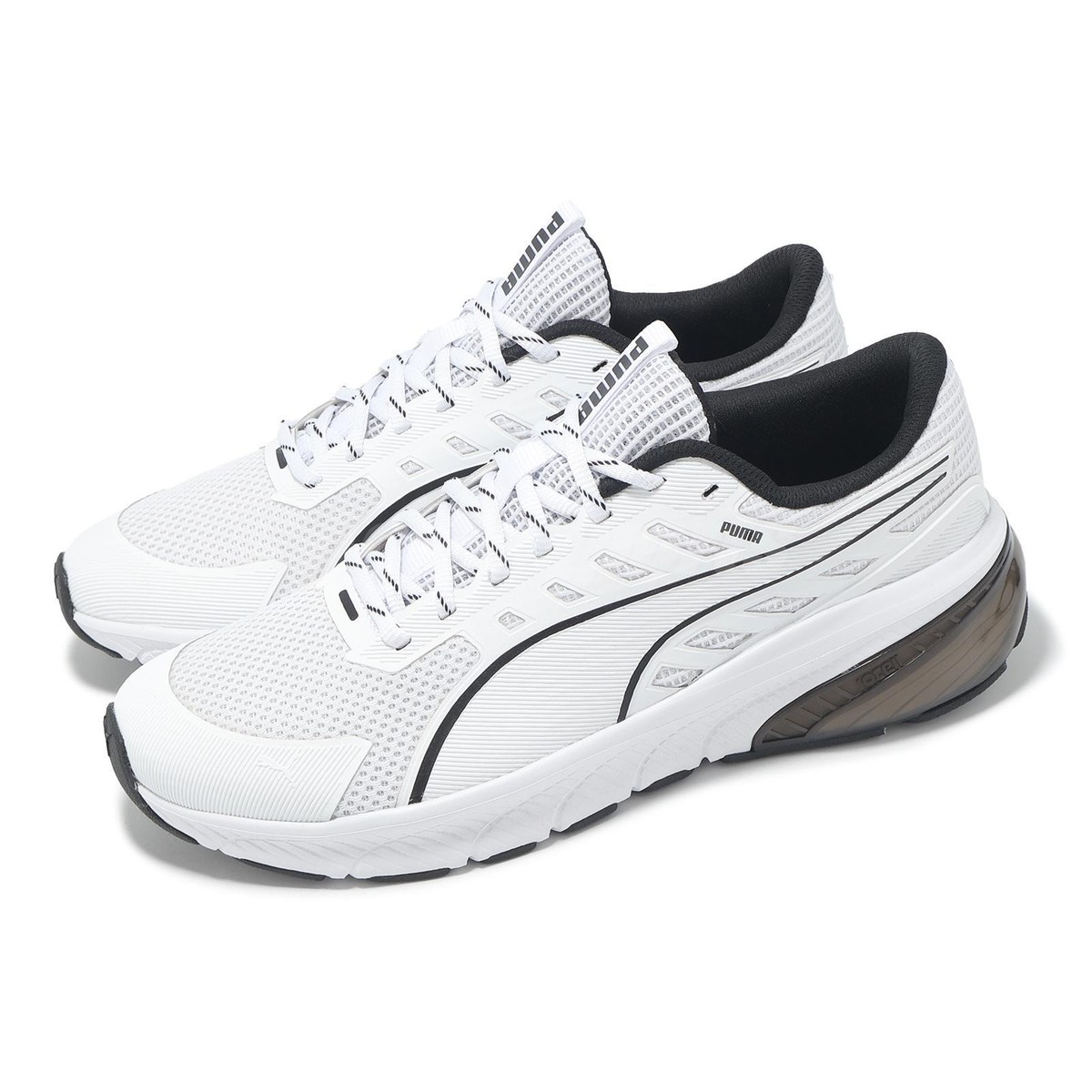 Puma Cell Glare White Black Men Unisex Road Running Jogging  display picture 1