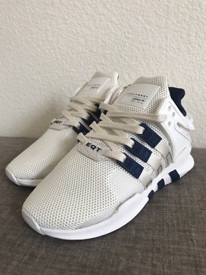 NEW RARE Adidas Equipment EQT Support 91/16 ADV WHITE BLUE 12 K Boys Ortholite | eBay