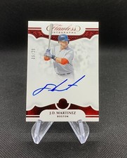 2019 Panini Flawless J.D. Martinez #FA-JD RUBY Flawless Autographs #6/20