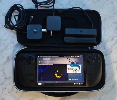 Valve Steam Deck OLED 512 GB Handheld Gaming System + valve dock + valve case