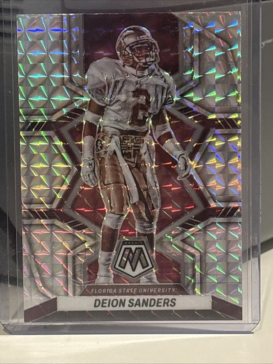 Deion Sanders 2023 Mosaic Draft Picks Panini Mosaic Prizm Florida