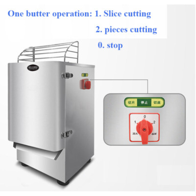 Commercial 110V Electric Slicing & Strip Cutting Machine for Vegetable Fruit