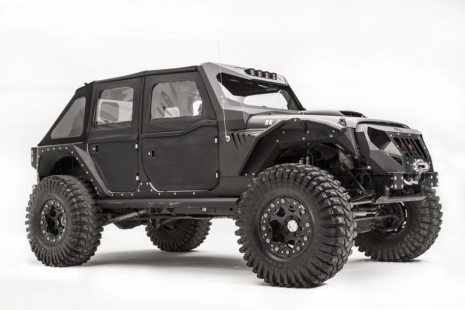 Caja branquial de guardabarros Fab Fours JK1004-1 para Wrangler (JK) 07-24 Wrangler (JL) Foto 3 de 4