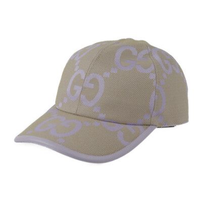 GUCCI cap 735011 Baseball cap Jumbo GG hat SizeS 22
