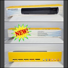 Wireless Bluetooth Speaker Soundbar For TV PC Computer Portable Rechargeable Aud