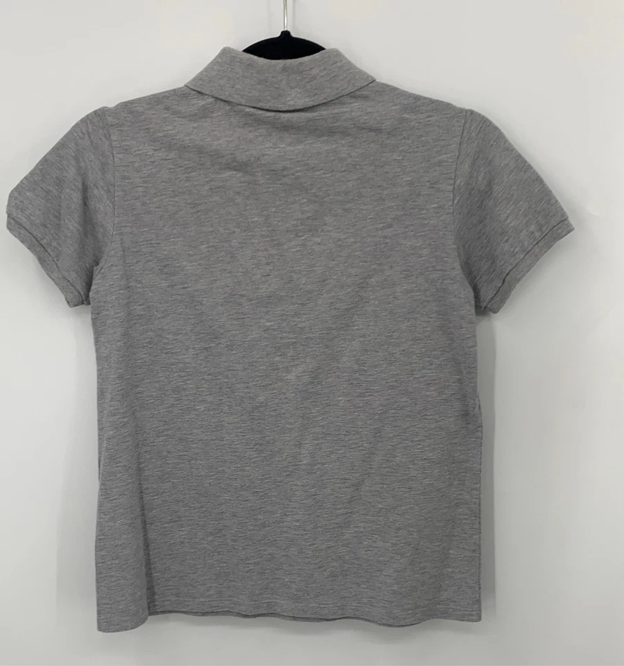 Gucci Boys Gray Short Sleeve Polo Shirt sz 12y - Image 2 of 4