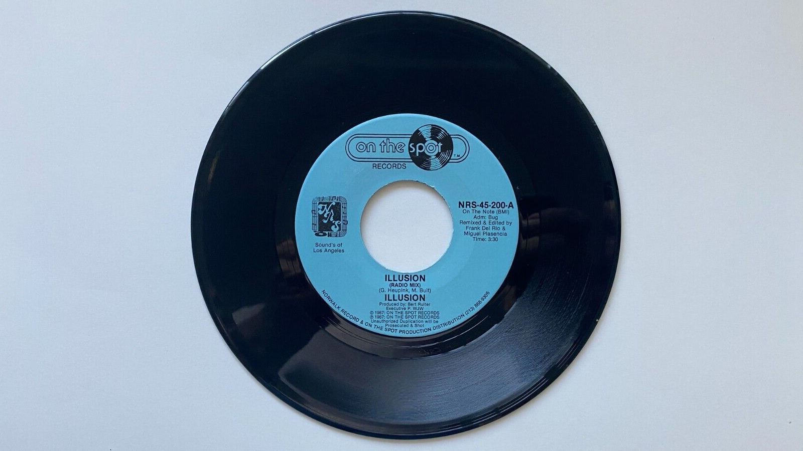 illusion On the Spot Records NRS45200 EX Norwalk Records Free