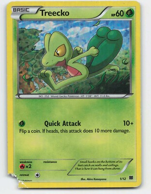 2015 Pokemon, McDonald's Promos, #1/12 Treecko, Holo Promo (b)