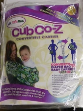 Lil' Cub Hub Cub Co-Z Flower Power Convertible Carrier, Small-New