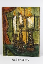 Original MCM Van Hoople Artist Oil Painting from Promient collection