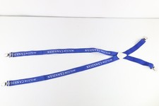 Vintage 90s Spell Out Molson Canadian Beer Pants Suspenders Holders Blue Mens OS