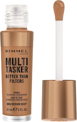 Rimmel London Multitasker Primer FOUNDATION 30 ml (006 MEDIUM DEEP) VEGAN NEU