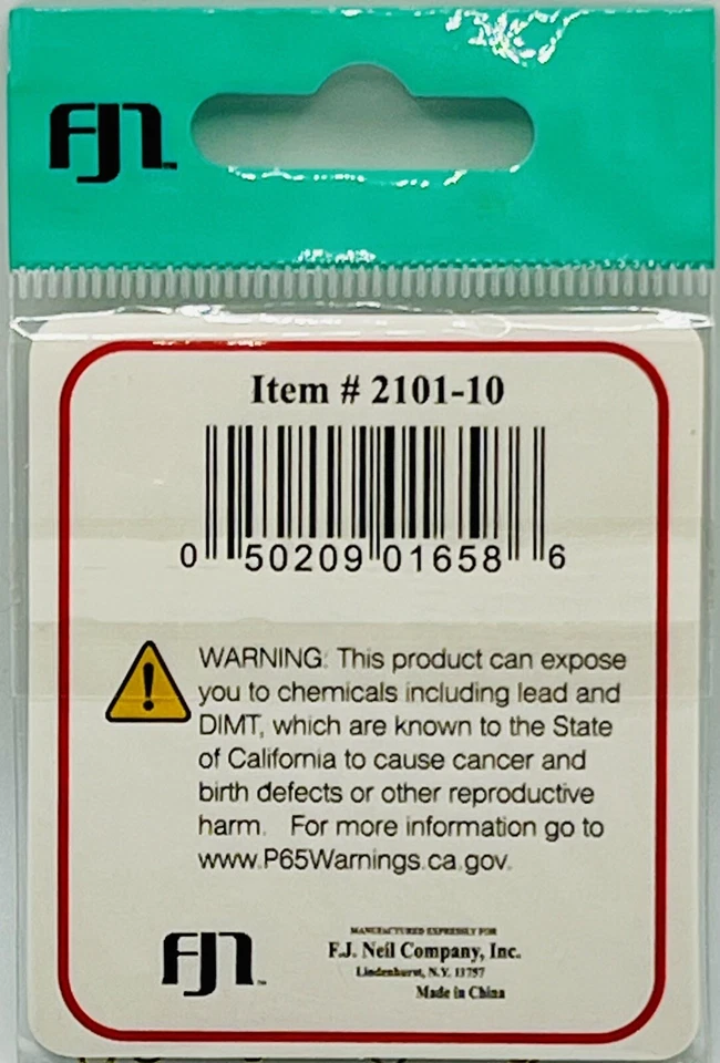 2pk Dolphin Brand Fishing Brass Barrel Swivels - Size 10 2101-10 Qty: 12x2 - Image 2 of 3