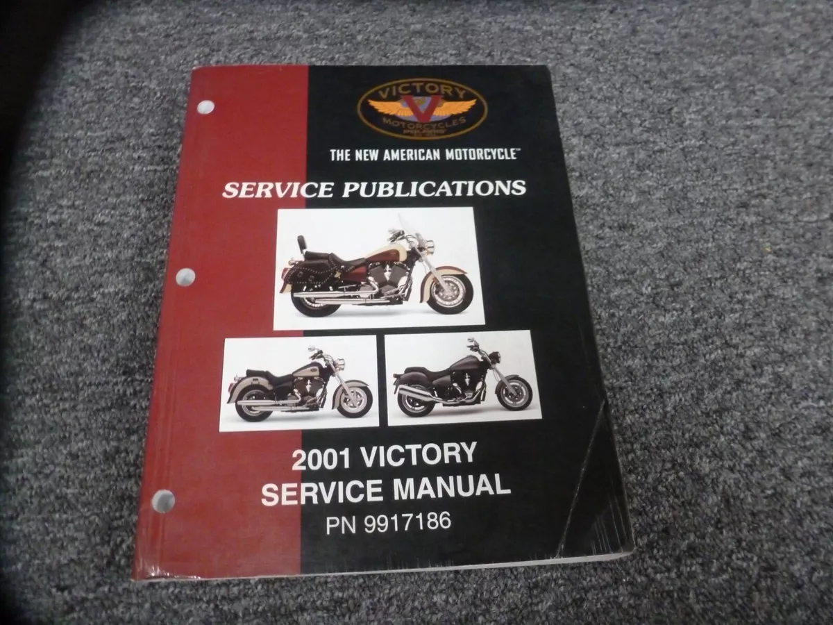 2001 Victory V92C V92SC Sport Cruiser Motorcycle Shop Service