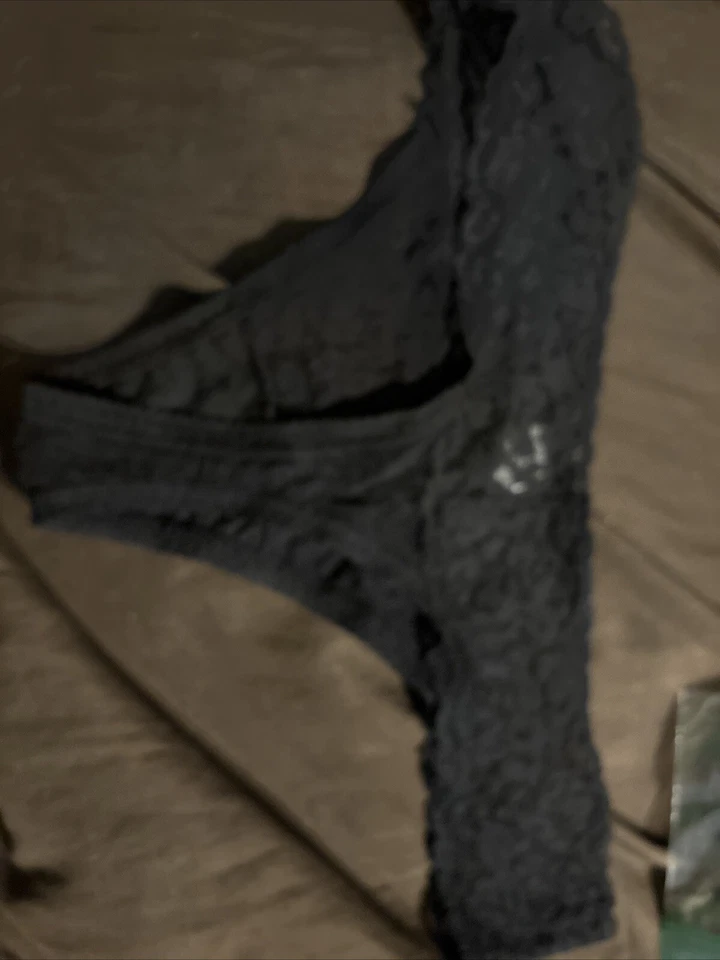 Felina NWOT Black Lingerie Signature Low Rise Thong Panty L/XL N2122 - Image 3 of 3