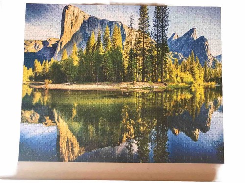 1000 Piece Yosemite National Park Jigsaw Puzzle - Vintage Travel Poster Art, Premium For Adults