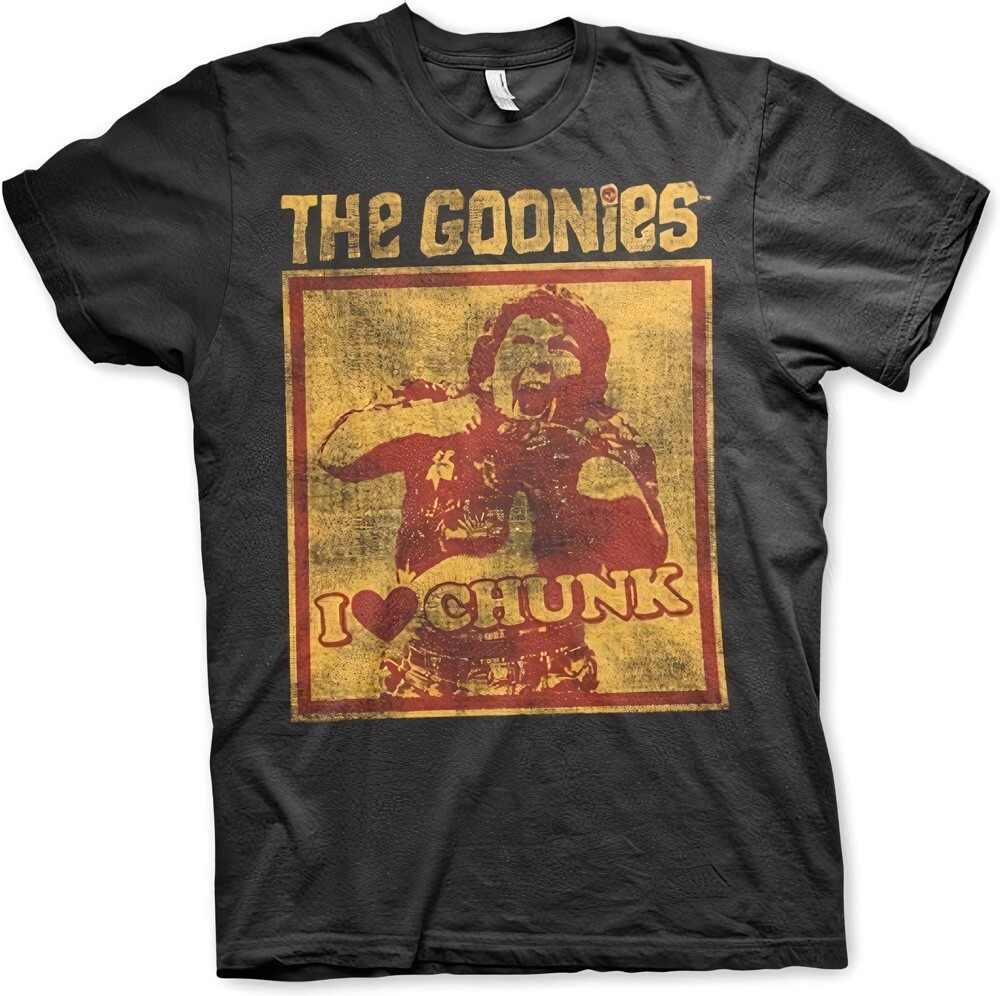 Футболка The Goonies I Love Chunk черного цвета