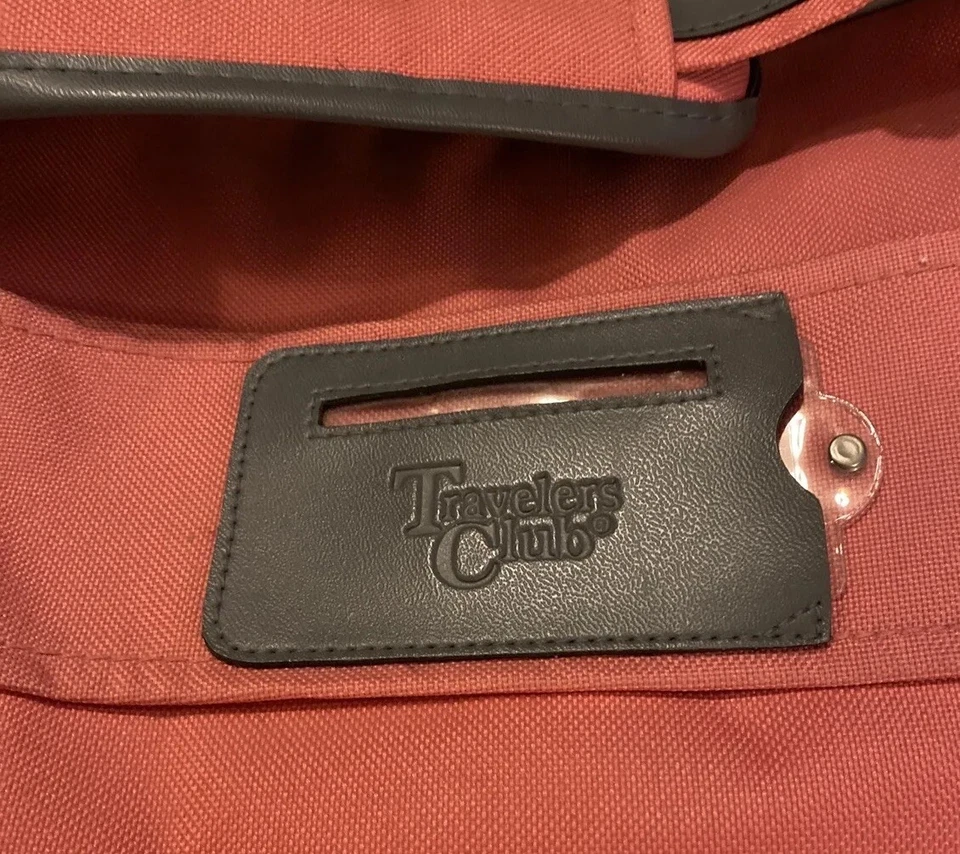"Bolso de mano pequeño Travelers Club rosa - rosa 12 X 9 X 7"" bolso rígido usado en excelente estado" Foto 2 de 4