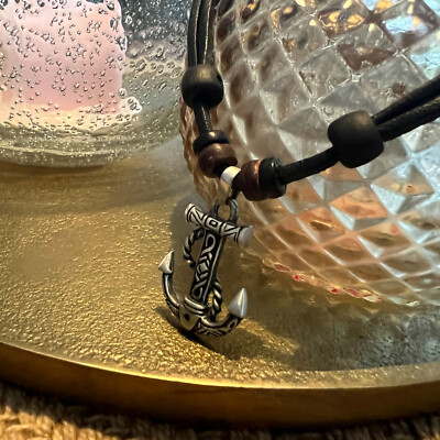 Collana IN Pelle Da Surfista Tree Of Life Donna Uomo Qualità Catena - Foto 8