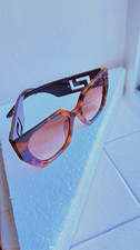 Women’s Tortoise Shell Square Sunglasses Brown Plastic Frame Gradient Lenses