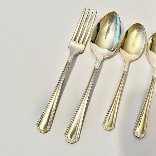 VTG 8PC Wabash Railroad "Ambassador" Flatware + Creamer Silver Soldered - Picture 2 of 17