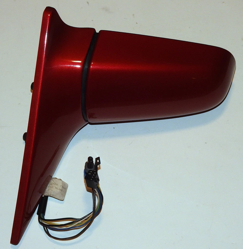 1992-97 Cadillac Eldorado OEM Power Heated Mirror LH - GARNET RED METALIC - Image 3 of 4