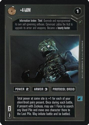 4-LOM - Dagobah - Star Wars CCG - Picture 1 of 6
