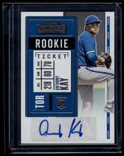 Anthony Kay 2020 Panini Contenders Baseball RC Auto Rookie Ticket #151 Blue Jays