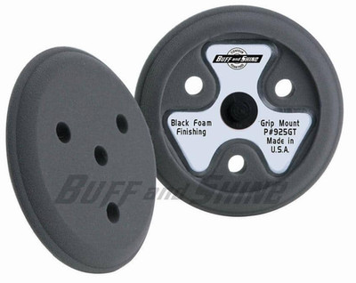 Buff & Shine 9'' Hook & Loop Contoured Edge Finishing & Polishing Foam Buffin Pad