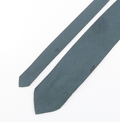 Grüne geometrische spitze Herrenkrawatte von Marks and Spencer