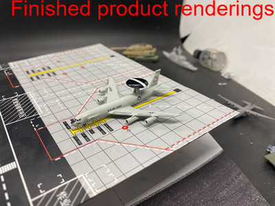 3D Printed 1 /700/2000 US E3 early warning aircraft Unpainted /1Pc